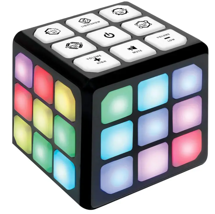Flashing Cube Electronic Memory Brain Game 4-in-1 Handheld Game for Kids STEM Toy for Kids Boys and Girls Fun Gift