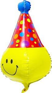 Palloncini a Forma di <span class=keywords><strong>Emoji</strong></span> 4D Felici - Set da 6, Palloncini in Foil con Faccine Sorridenti, Decorazioni per Feste di Compleanno per Bambini con Personaggi dei Cartoni Animati - Product Image 3