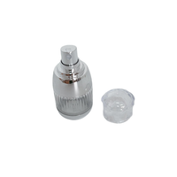 Flacon de lotion haut de gamme doré et argenté de 30 ml, 60 ml, 90 ml