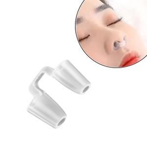 Hot bán 5 Kích cỡ mềm Silicone vách ngăn mũi chỉnh mũi Clip mũi dilator lỗ mũi người lưu giữ - Product Image 4
