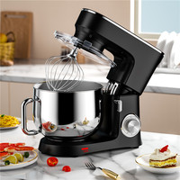 Mélangeur à pâte OEM 1500W électrique 6.5L/8L/10L AC/DC pour la cuisine, la boulangerie, les gâteaux et le bol mélangeur crochet pour la pâte