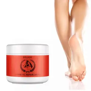 Crème pour les pieds anti-fissure personnalisée Masque pour les pieds Crème réparatrice sèche craquelée au talon Crème réparatrice pour les mains Élimination des callosités Peau morte Crème de soin des pieds