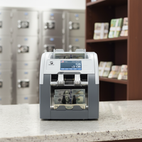 Trieur de billets de banque de qualité bancaire, double détection CIS, 2 compartiments, compteur de billets, trieuse de billets, 1000 billets/min, valeur