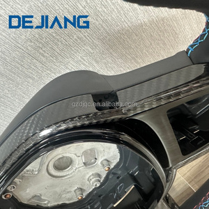<span class=keywords><strong>Volant</strong></span> <span class=keywords><strong>de</strong></span> <span class=keywords><strong>voiture</strong></span> en cuir CS avec fibre <span class=keywords><strong>de</strong></span> carbone pour BMW G30 G31 G32 X3 G01 G02 G87 M3 G80 M4 G82 G42 G20 LCI avec bandes rouges - Product Image 5
