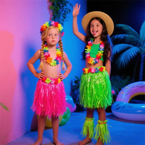 Venta superior Neon Glow Foil Fringe Falda 80s 90s Outfit Glow in the Dark Party Supplies para decoraciones <span class=keywords><strong>de</strong></span> fiesta <span class=keywords><strong>de</strong></span> neón Halloween - Product Image 3