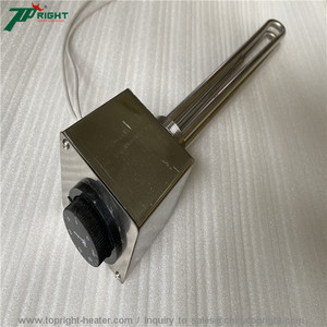 Elément chauffant à immersion tubulaire en acier inoxydable avec <span class=keywords><strong>thermostat</strong></span> à bouton <span class=keywords><strong>pour</strong></span> réservoir/chaudières - Product Image 6