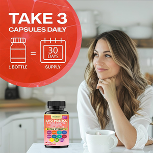 كبسولات ميو-إينوسيتول ودي-كيرو إينوسيتول 16 في 1 قوية المفعول لتوازن الهرمونات مع البربرين وفيتامين د3+كي2 للنساء - Product Image 5