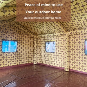 Houmu Trung Tây Ả Rập Qatar Trung Đông Mùa Hè Ngoài Trời Lớn Nhanh Chóng Mở Lưu Trữ Oxford Vải Lều Bơm Hơi - Product Image 2