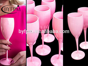 Lunettes à vin rose en plastique, pour les fêtes, verre à <span class=keywords><strong>Champagne</strong></span>, en plastique - Product Image 5