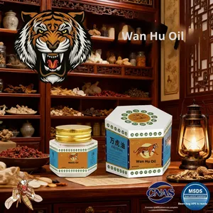 Pommade dorée <span class=keywords><strong>Tigre</strong></span> de l'Est, <span class=keywords><strong>Baume</strong></span> <span class=keywords><strong>du</strong></span> <span class=keywords><strong>Tigre</strong></span>, Huile de menthe poivrée, Anti-piqûre, Rafraîchissant, Apaisant, Soulagement des maux de mouvement et des nausées, Henan - Product Image 1