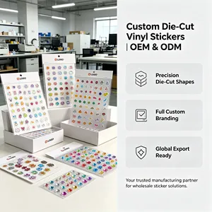 Etiquetas Adhesivas de Papel con Diseño de Dibujos Animados, Personalizadas, con Logotipo de Marca Privada, para Empaquetado, Uso Comercial, Ecológicas - Product Image 3