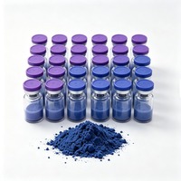 Bahan Baku Kosmetik WV GHK-Cu Copper Tripeptide Powder Kemurnian Tinggi (99%-99.9%) CAS 89030955 Formula Molekuler C14H21CuN6O6