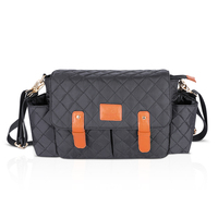 Sac à couches multifonctionnel pour bébé Sac d'organisation de poussette universel et matelassé imperméable pour bébé