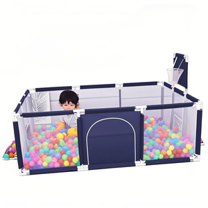 Детский Манеж в стиле <span class=keywords><strong>NBA</strong></span> с Баскетбольным обручем-6-сторонний СПОРТИВНЫЙ ИГРОВОЙ двор для малышей, Крытый центр активного отдыха - Product Image 4