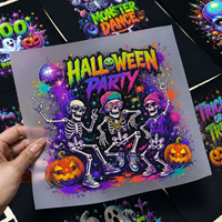 Transferts DTF Halloween directement de l'usine, prêts à presser, faible MOQ, étiquettes de transfert thermique DTF personnalisées pour vêtements, fournisseur