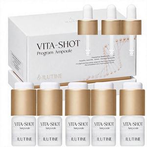 Ampoule liquide éclaircissante et blanchissante, vitamine C stabilisée, acide hyaluronique, réparation de l'éclat de la peau terne, anti-âge pour le visage - Product Image 1