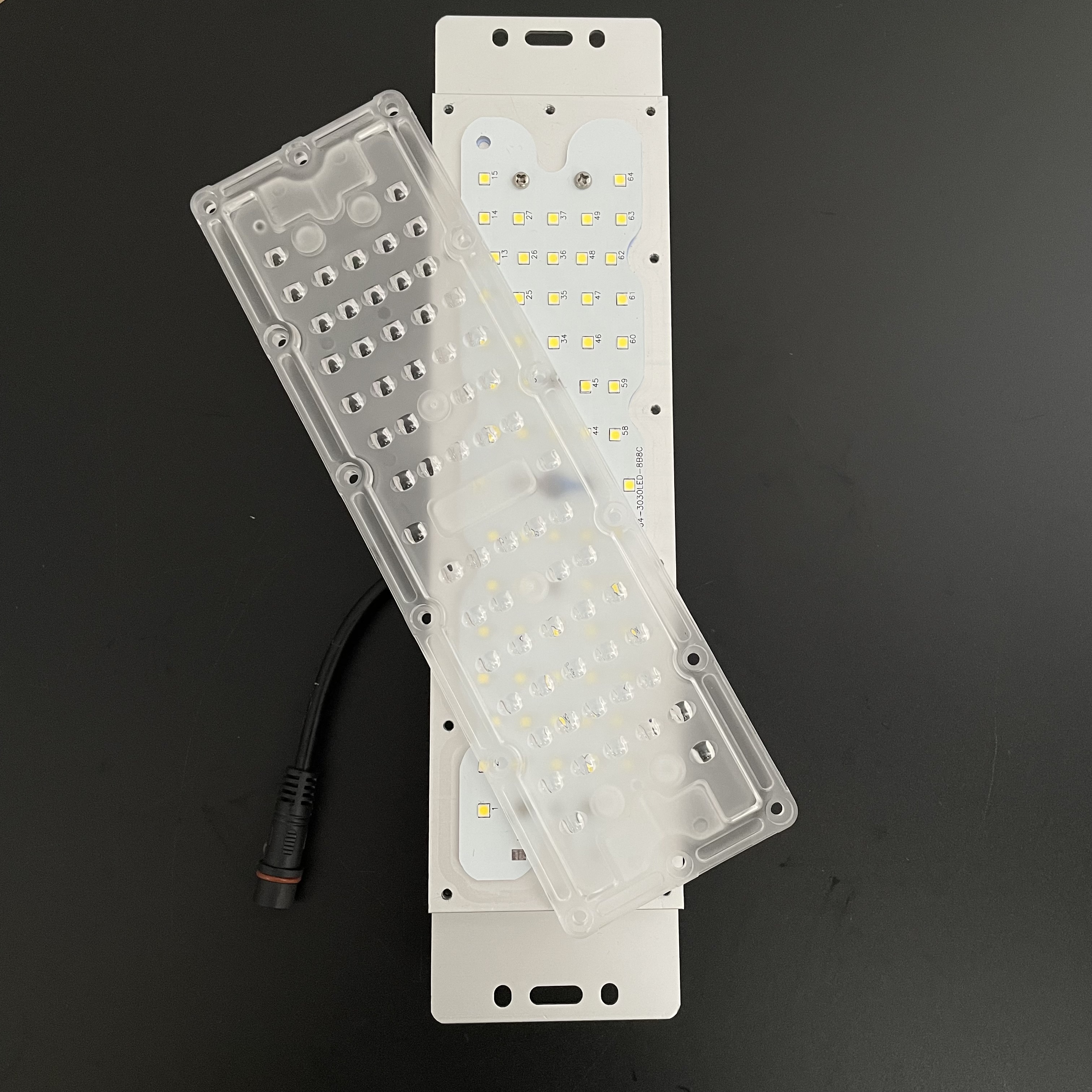 64 светодиод 3030 SMD PCB LED 50 Вт DC12V общественное освещение для солнечного уличного освещения модуль