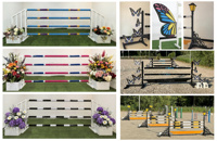 Obstacles d'entraînement équestre de haute qualité professionnels, obstacles de saut d'obstacles pour chevaux personnalisables, équipement de saut d'obstacles en acier aluminium