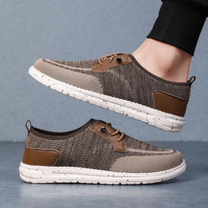 Spring Men's Light Breathable Casual Men's Shoes Beanie Shoes <b>for</b> Men - Product Image 1