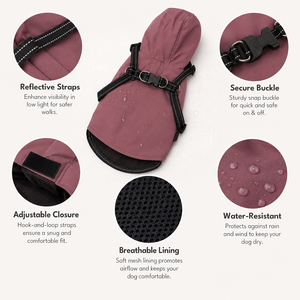 Ropa Impermeable para Perros, Chalecos Reflectantes para Mascotas, Abrigos para Perros, Arnés para Perros, Venta al Por Mayor - Product Image 3