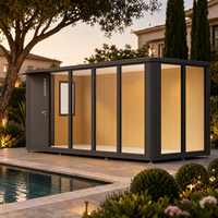 COCOVIA Maison Modulaire en Aluminium à Installation Manuelle, Villa de Jardin, Bureau Conteneur, Maison Conteneur