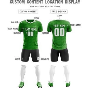 Pantalones Cortos de Fútbol Personalizados con Nombre y Número del Equipo, Unisex, Transpirables, Sublimados, Cuello en V, 180g, Ropa Deportiva - Product Image 1