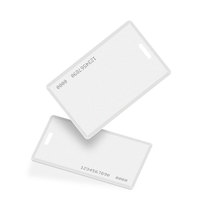 Matériel personnalisé en plastique/métal 13.56MHz 125KHz 860-960MHz RFID NFC IC Card Keychain Surface Modèles imprimables pour le contrôle d'accès