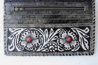 Sacs CROWN BAGS pour femmes, pochette bohème de luxe, petite, faite à la main, design moderne, cuir véritable vintage, fermeture éclair, imprimés animaliers, mode quotidienne