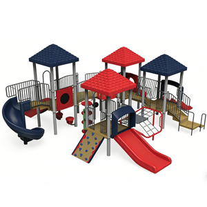 Ensemble <span class=keywords><strong>de</strong></span> toboggans pour enfants, équipement <span class=keywords><strong>de</strong></span> terrain <span class=keywords><strong>de</strong></span> <span class=keywords><strong>jeux</strong></span> en plastique, toboggans personnalisés pour enfants en plein air - Product Image 2