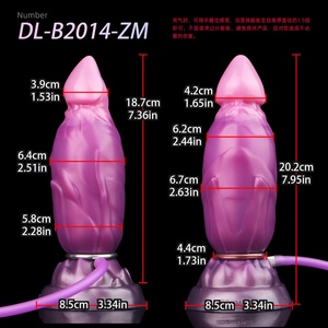 Dildo Inflable Extensible de Silicona con Bomba de Aire, Juguete Sexual para Adultos, Masturbación Femenina, Tapón Anal - Product Image 5