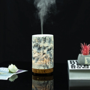 Lampe <span class=keywords><strong>d</strong></span>'aromathérapie à huile essentielle 120 ml, diffuseur USB à motif paysager, humidificateur ultrasonique pour l'aide au sommeil, <span class=keywords><strong>purificateur</strong></span> <span class=keywords><strong>d</strong></span>'<span class=keywords><strong>air</strong></span> - Product Image 3