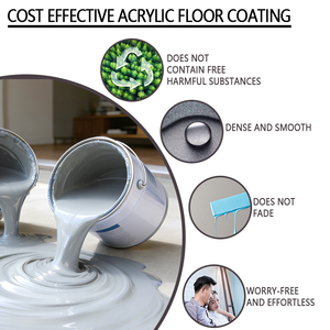 Peinture acrylique aqueuse à faible teneur en COV résistante à l'usure pour sols - <span class=keywords><strong>Méthode</strong></span> d'application - Revêtement de sol pour entrepôts et ateliers - Product Image 5