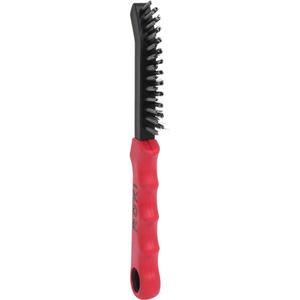 KS TOOLS - 201.2321 Steel <b>wire</b> brake saddle <b>wire</b> <b>brush</b> 2 rowed, straight and tapered point - EAN 4042146257241 BRAKES AND WHEELS - Product Image 3