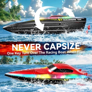 4dc s7 <span class=keywords><strong>rc</strong></span> नाव कम बैटरी अलार्म कैप रिकवरी एक-कुंजी डेमो 2.4 घज जलरोधक हाई स्पीड रिमोट कंट्रोल जहाज - Product Image 4