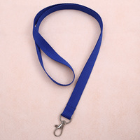 Lanière personnalisée en polyester par sublimation avec mousqueton pour badge d'identification, exposition, cadeau promotionnel, vente en gros