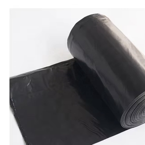PE 55-60 Gallon Contractor Rubbish Trash Bags Cross Tie 3.0 Mil Large Black Cross Tie Heavy Duty Garbage Bags - Product Image 2
