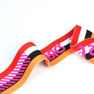 Factory High Elastic <b>Webbing</b> Straps 6.4Cm Glue Dripping Anti-skid Elastic Tapes - Product Image 6