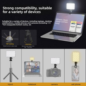 Mini appareil photo reflex portable avec lumière de remplissage Selfie téléphone portable Photo vidéo beauté LED poche à rabat pantalon éclairage photographique - Product Image 3