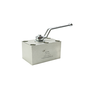 Vanne à boisseau sphérique haute pression de type plaque en acier au carbone KHP-20 DN20 PN315 Vanne d'arrêt hydraulique - Product Image 1