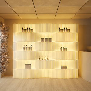 Dẫn ánh sáng giấy tường gấp mới accordion giấy kraft tổ ong các tông gấp di động phân vùng tường forfair tổ chức sự kiện - Product Image 5