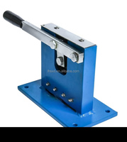 Machine manuelle de scellage de queue de tube en aluminium, machine de pliage de bord de tube en aluminium pur pressée à la main