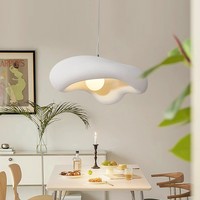 Lampes de plafond créatives de style nordique, abat-jour décoratif pour salle à manger, luminaire suspendu Wabi Sabi pour bar, restaurant