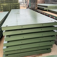 Panneau de pont Bailey galvanisé durable, antidérapant, en acier, pour pont piétonnier préfabriqué et route à fort trafic