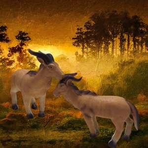 Jouets pour <span class=keywords><strong>enfants</strong></span> antilope en latex naturel non toxique jouets animaux sauvages pour <span class=keywords><strong>enfants</strong></span> à jouer et à apprendre - Product Image 4