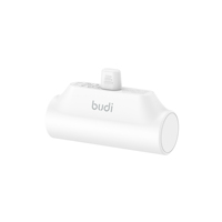 Chargeur portable Budi Mini Type-C haute capacité 3000mAh, batterie externe capsule compatible avec les téléphones 15, 16, 17, batterie Li-polymère 10W