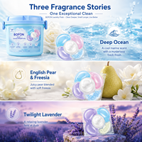 Lessives en Capsules OEM ODM 150 pièces Écologiques Multi-Effets Nettoyage en Profondeur Gel Lessive Protecteur de Couleur Parfum Longue Durée Vêtements