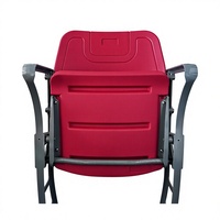 Siège de tribune pliable auto-retractible en HDPE résistant aux UV, siège de stade pliable avec pieds en aluminium CS-ZZB-LL
