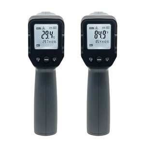 -50 ~ 550C Double <span class=keywords><strong>Laser</strong></span> DT8550E <span class=keywords><strong>Thermomètre</strong></span> Infrarouge Rouge Max Min Température Pistolet Alarme - Product Image 4