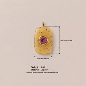 Pendentifs fantaisie en acier inoxydable P266 avec zircone cubique et breloques en résine colorée, motifs crâne et <span class=keywords><strong>smiley</strong></span>, pour la fabrication de bijoux DIY et colliers - Product Image 4