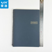 Carnet de notes à spirale B5 (250*177mm) avec couverture en PP, pages vierges, pour l'école et le journal intime